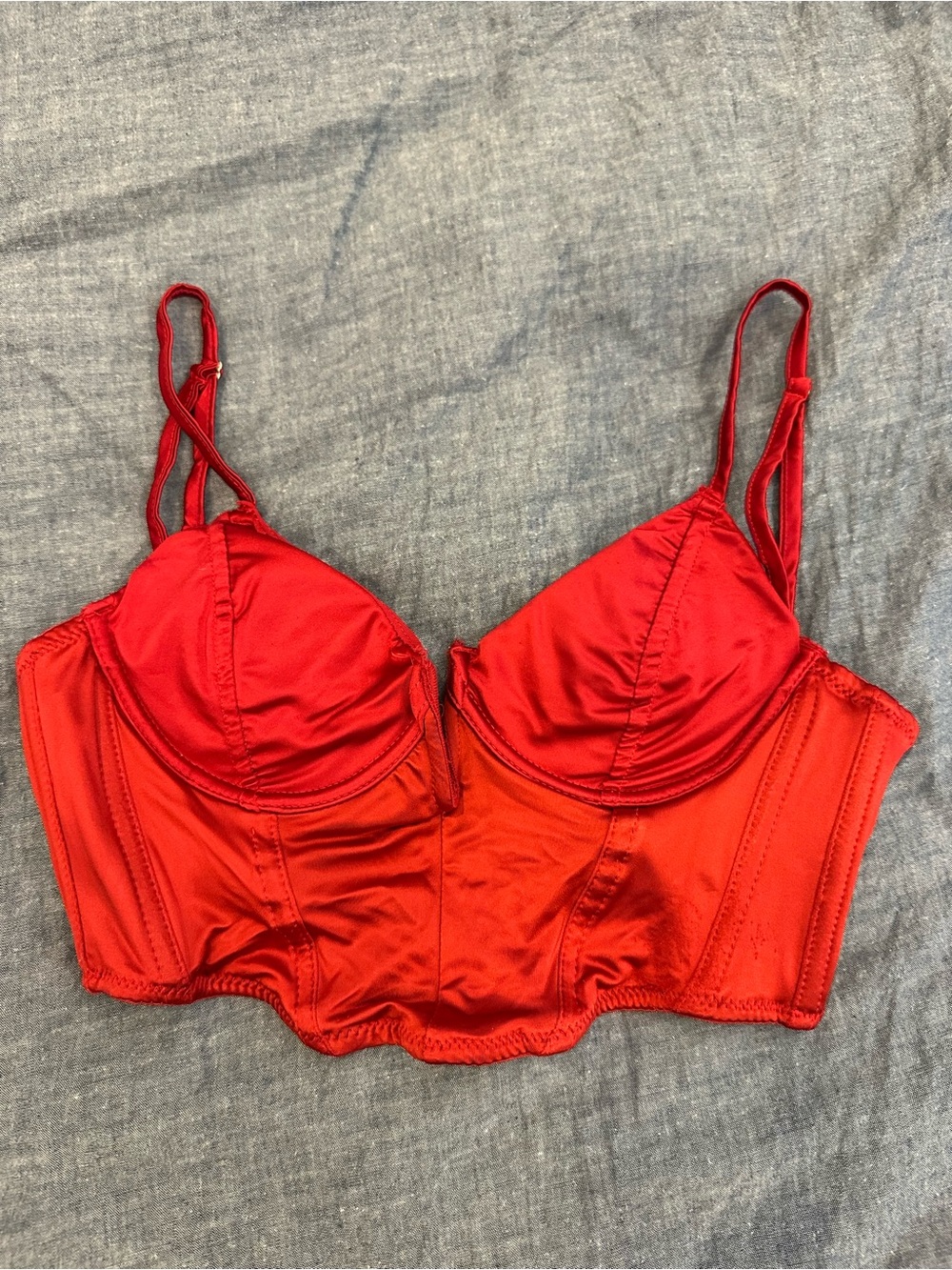Garage Red Crop Top